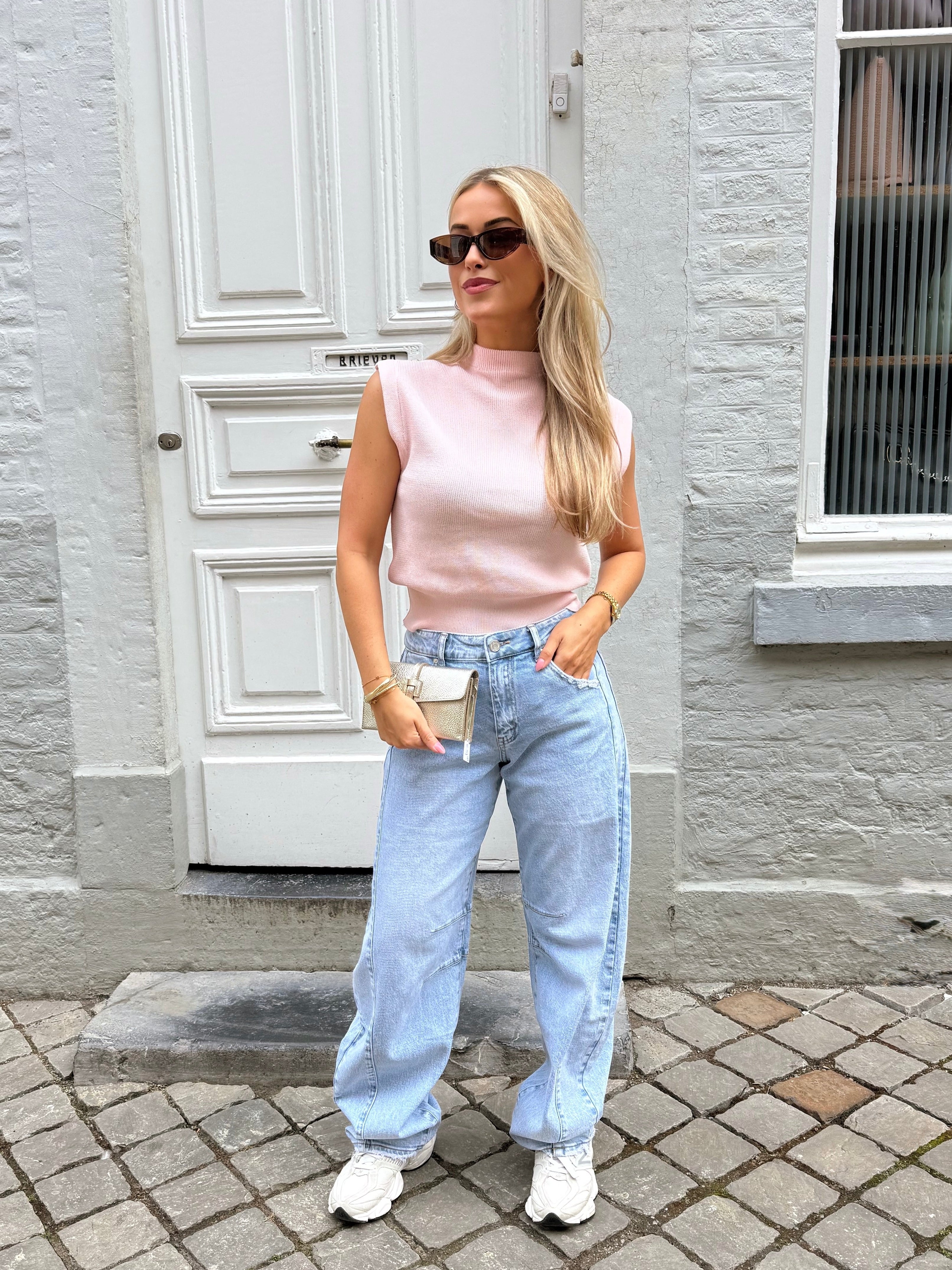 Balloon jeans | Double line