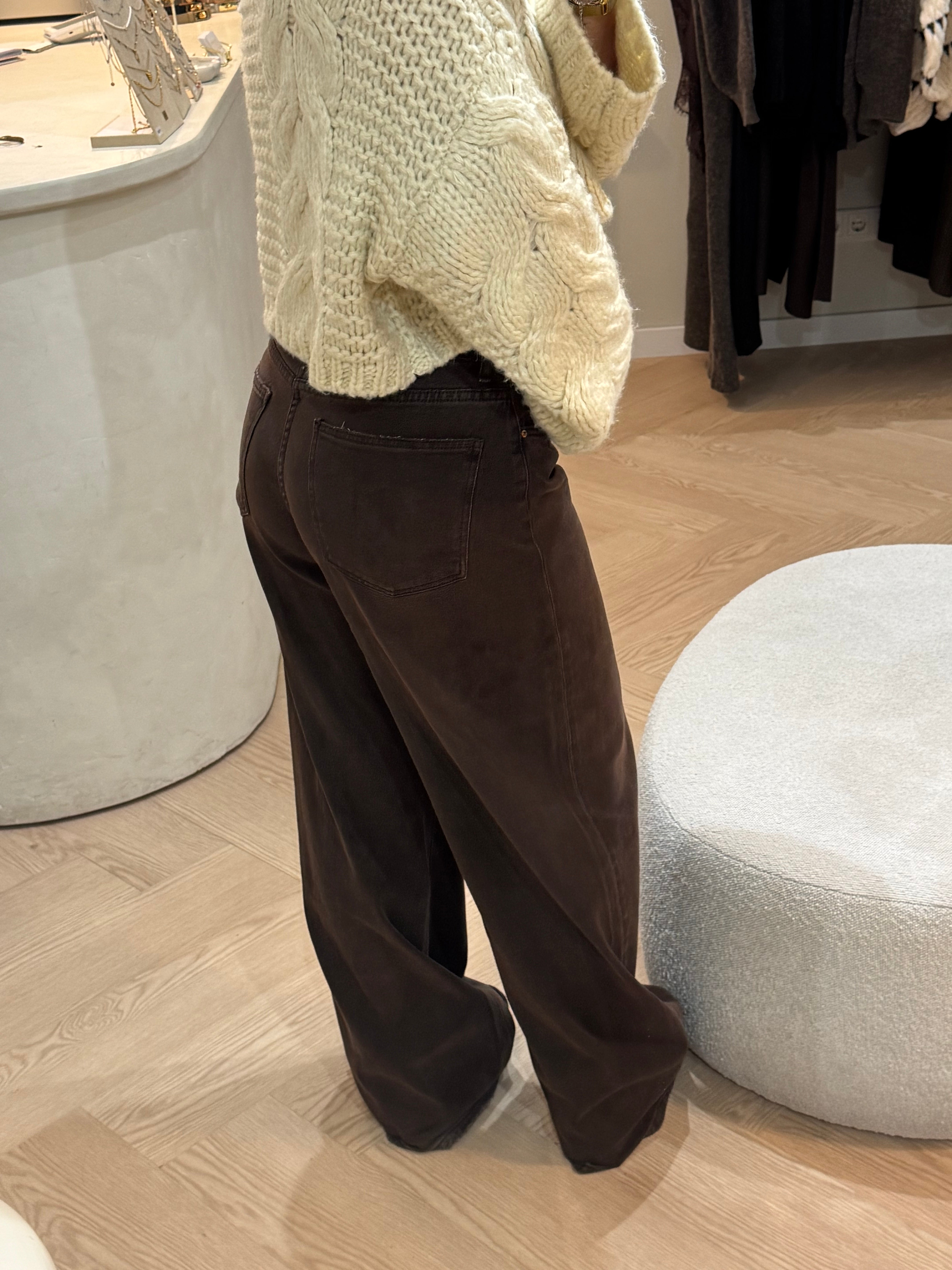 Baggy jeans brown | Wide leg