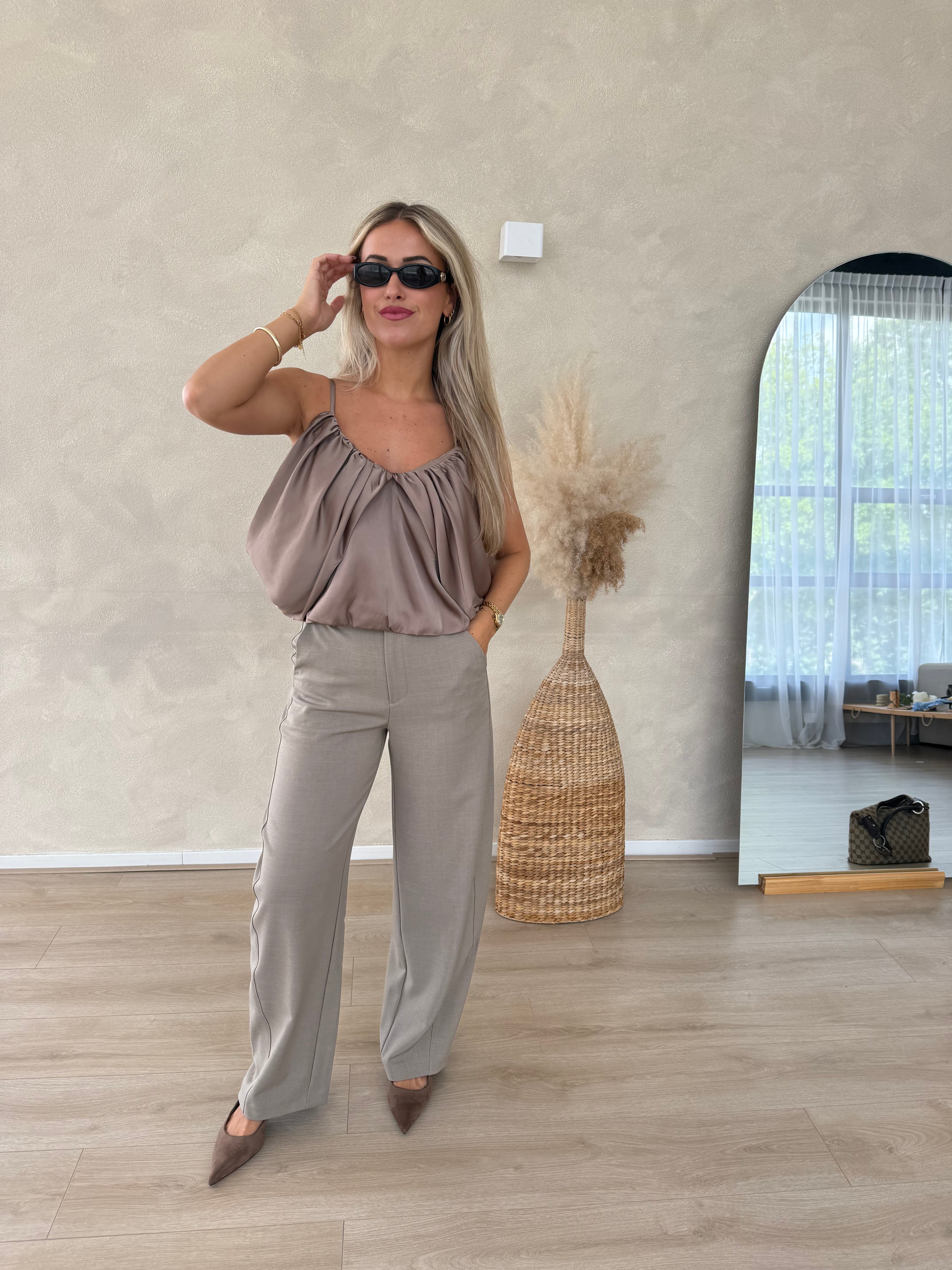 Balloon pantalon | Taupe