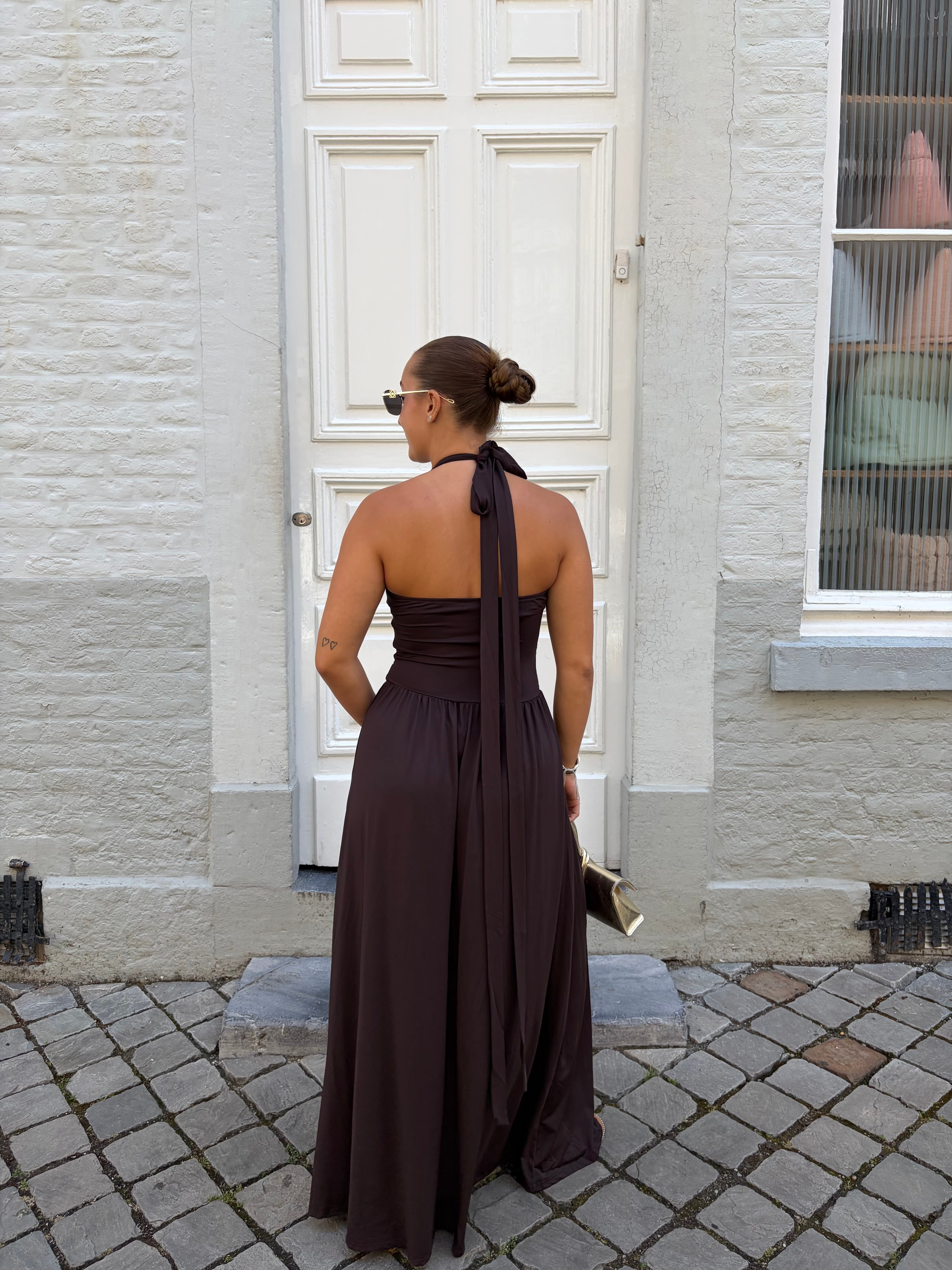Halterdress | Brown