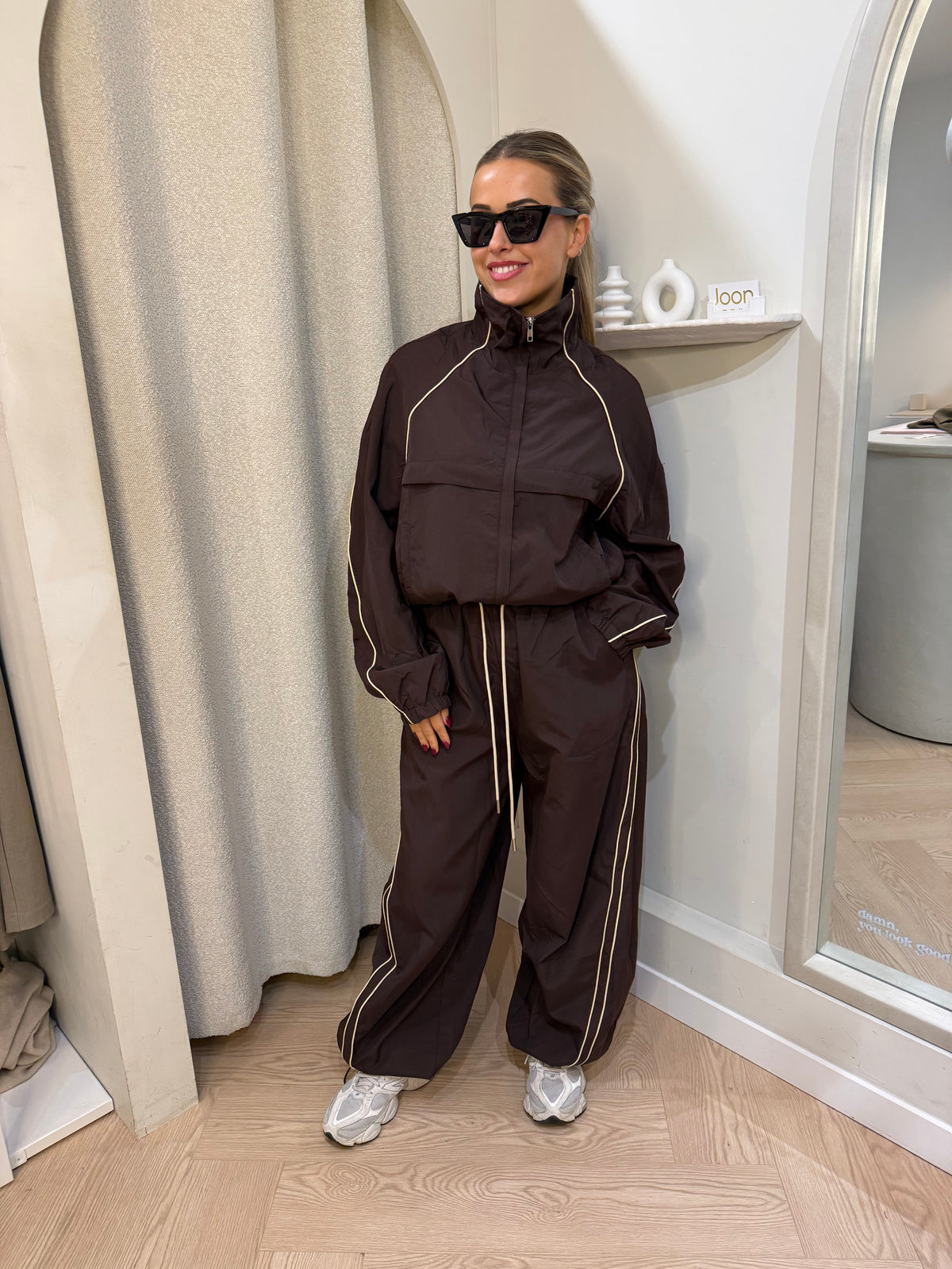 Tracksuit | Burgundy pants