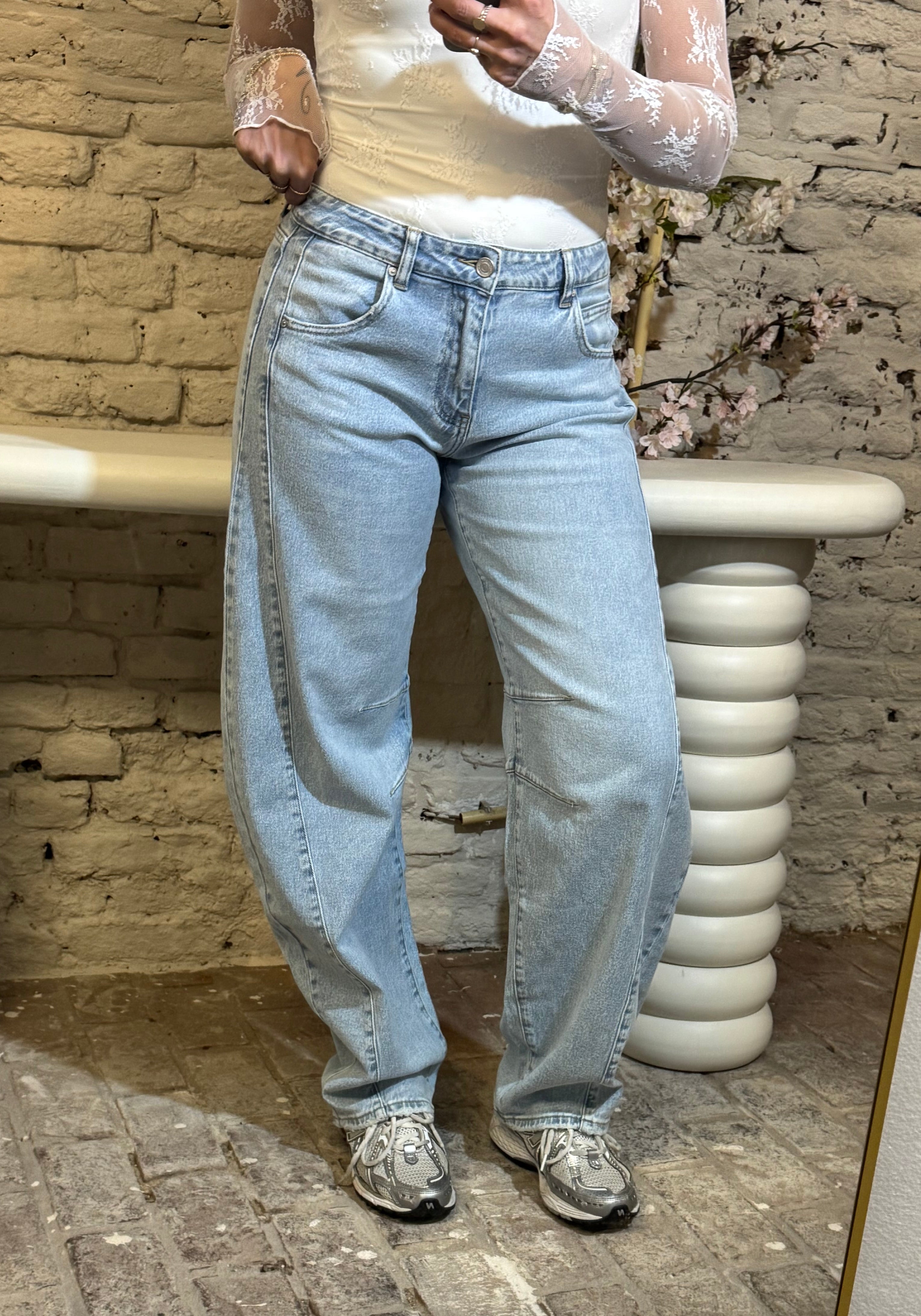 The perfect balloon jeans | Light blue