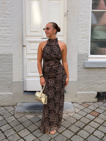 Leo dress | Brown