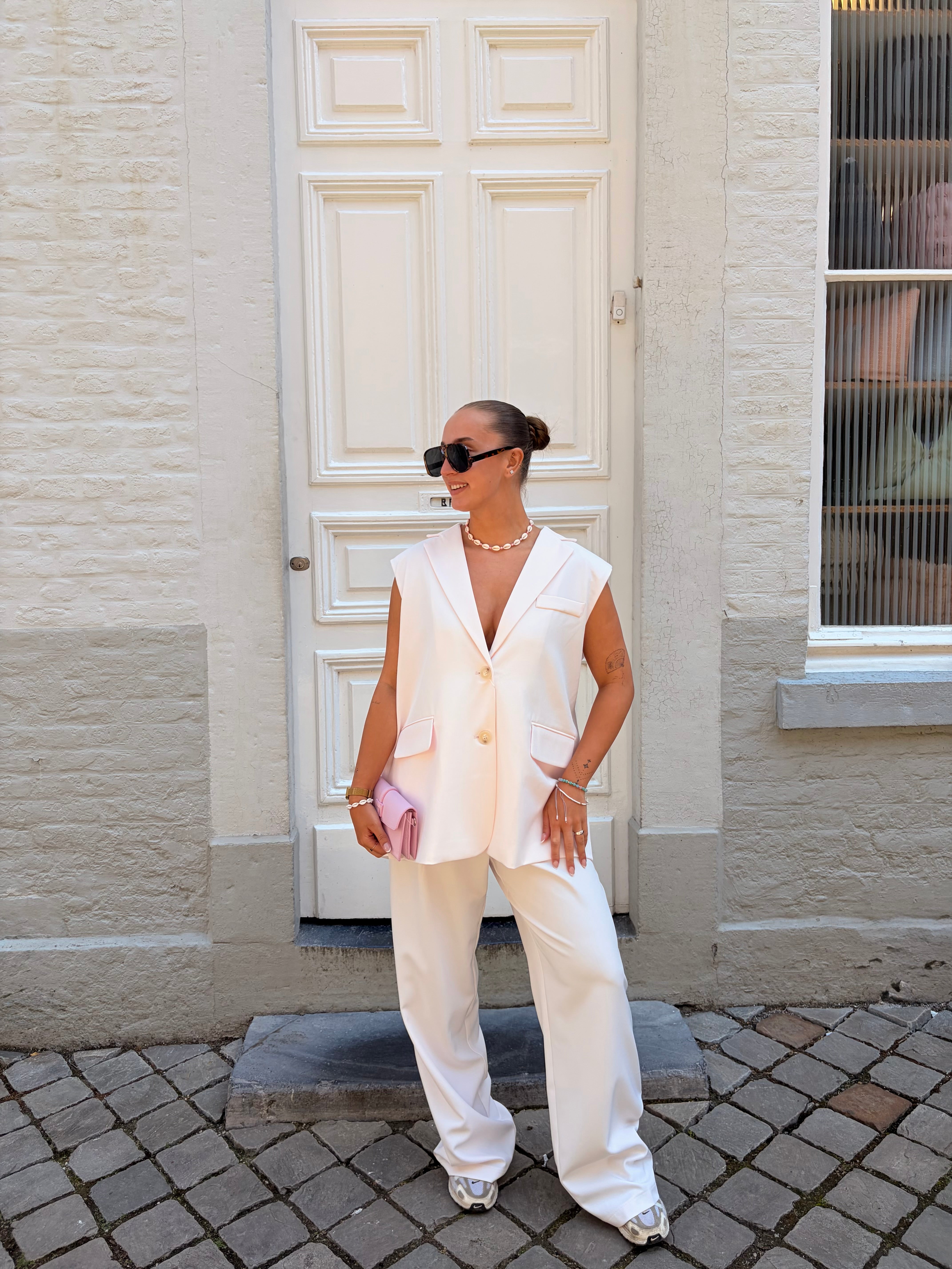 Open back gilet | Babyroze