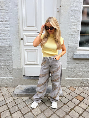 Leo jeans | Sparkle grey