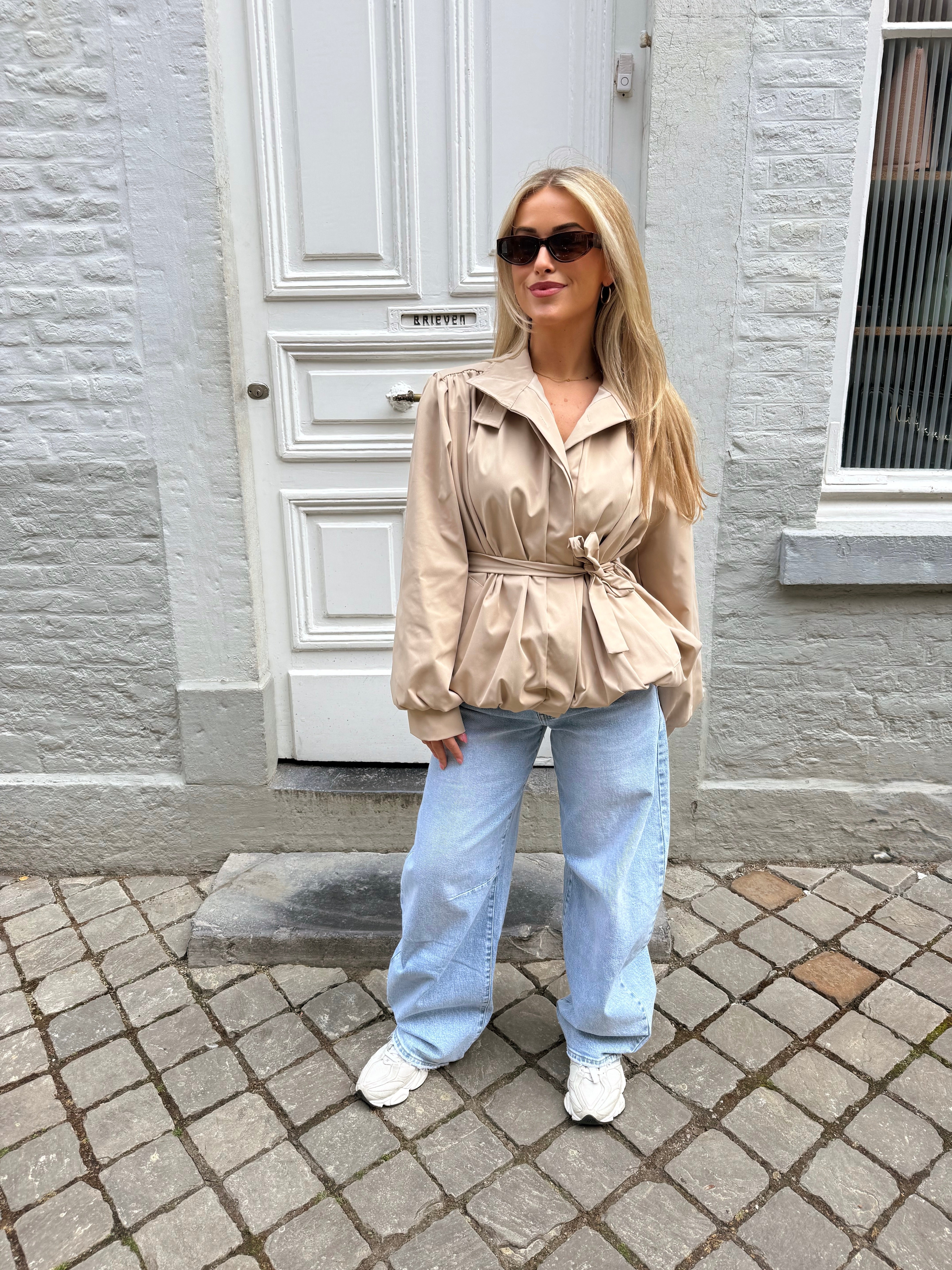 Balloon trench | Beige