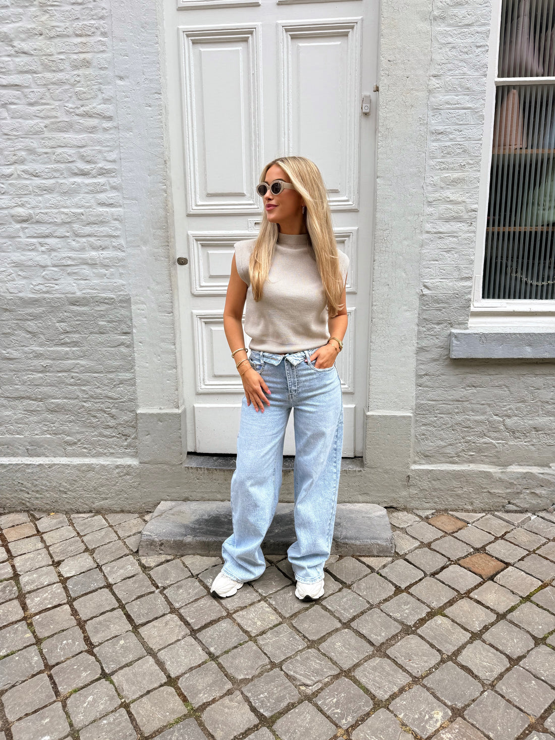 Folded jeans | Bestseller!