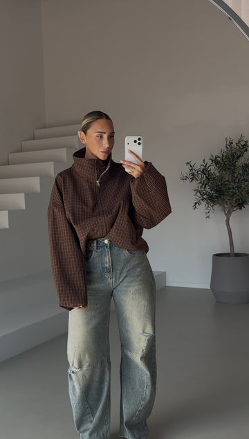 Ruiten jack | Brown