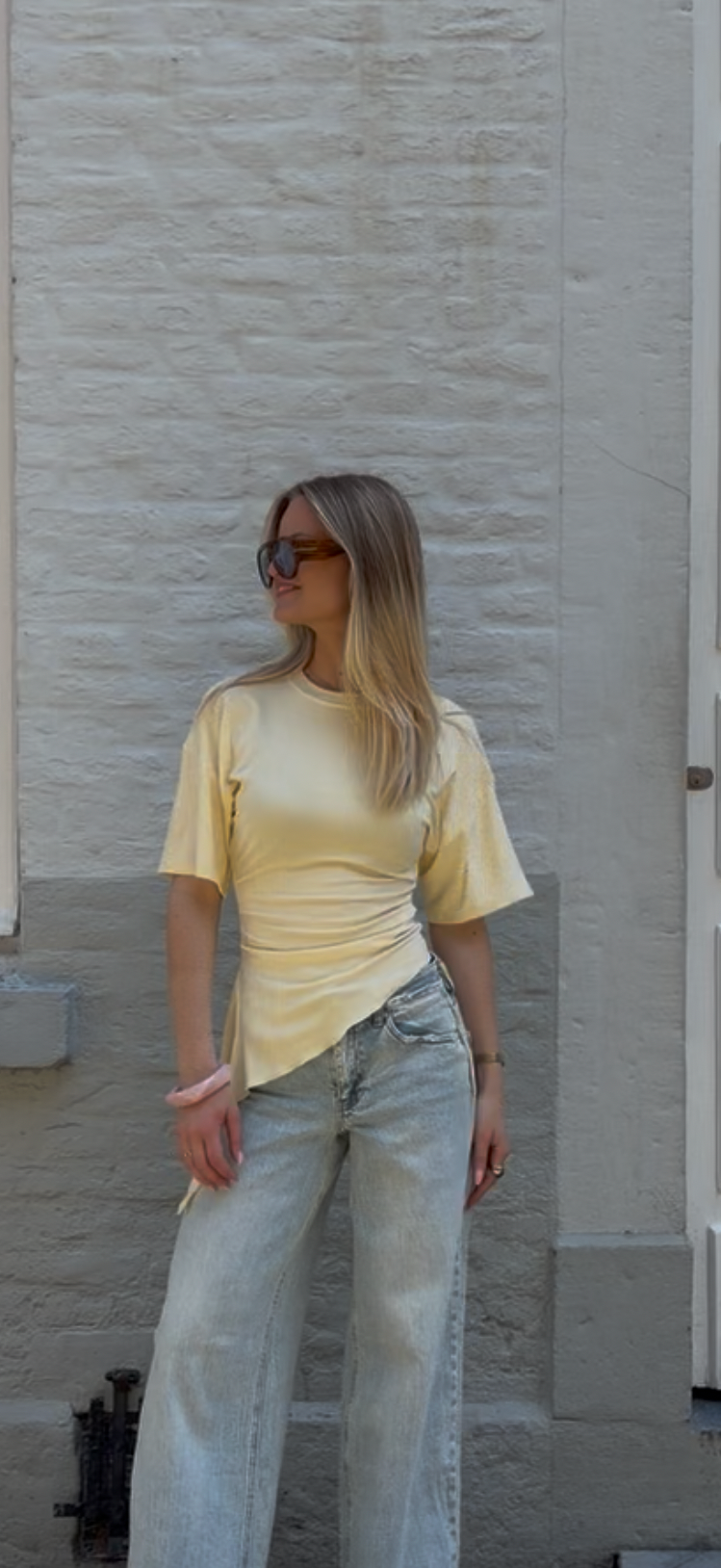 Draped tee