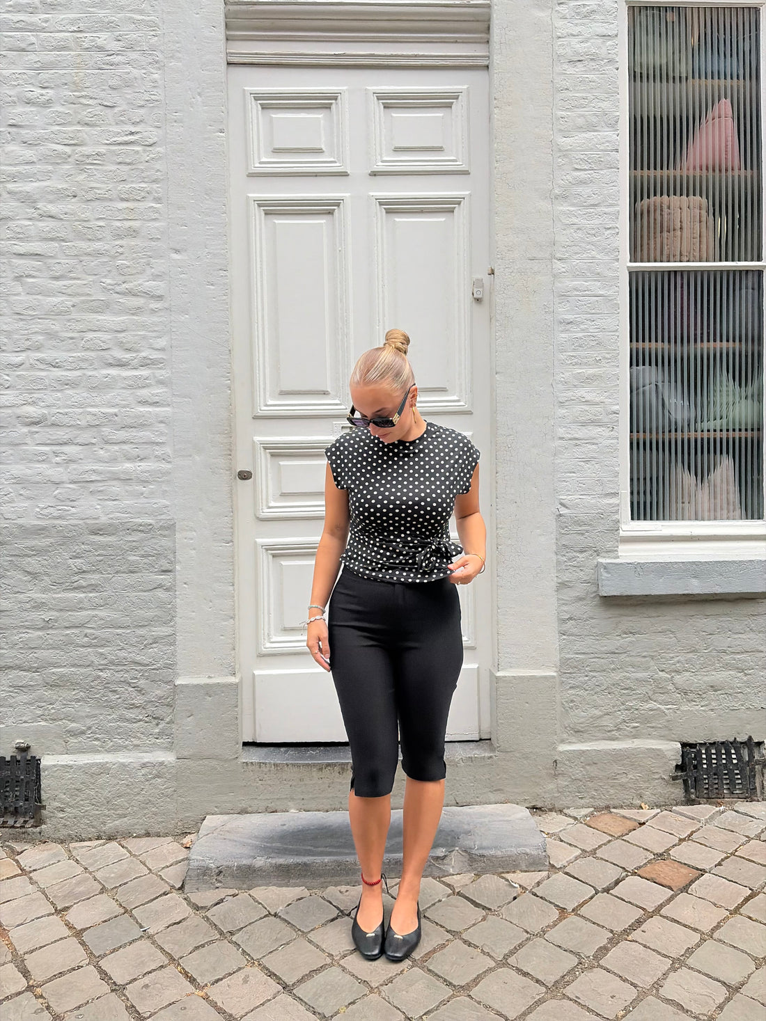 Dots tee | Zwart