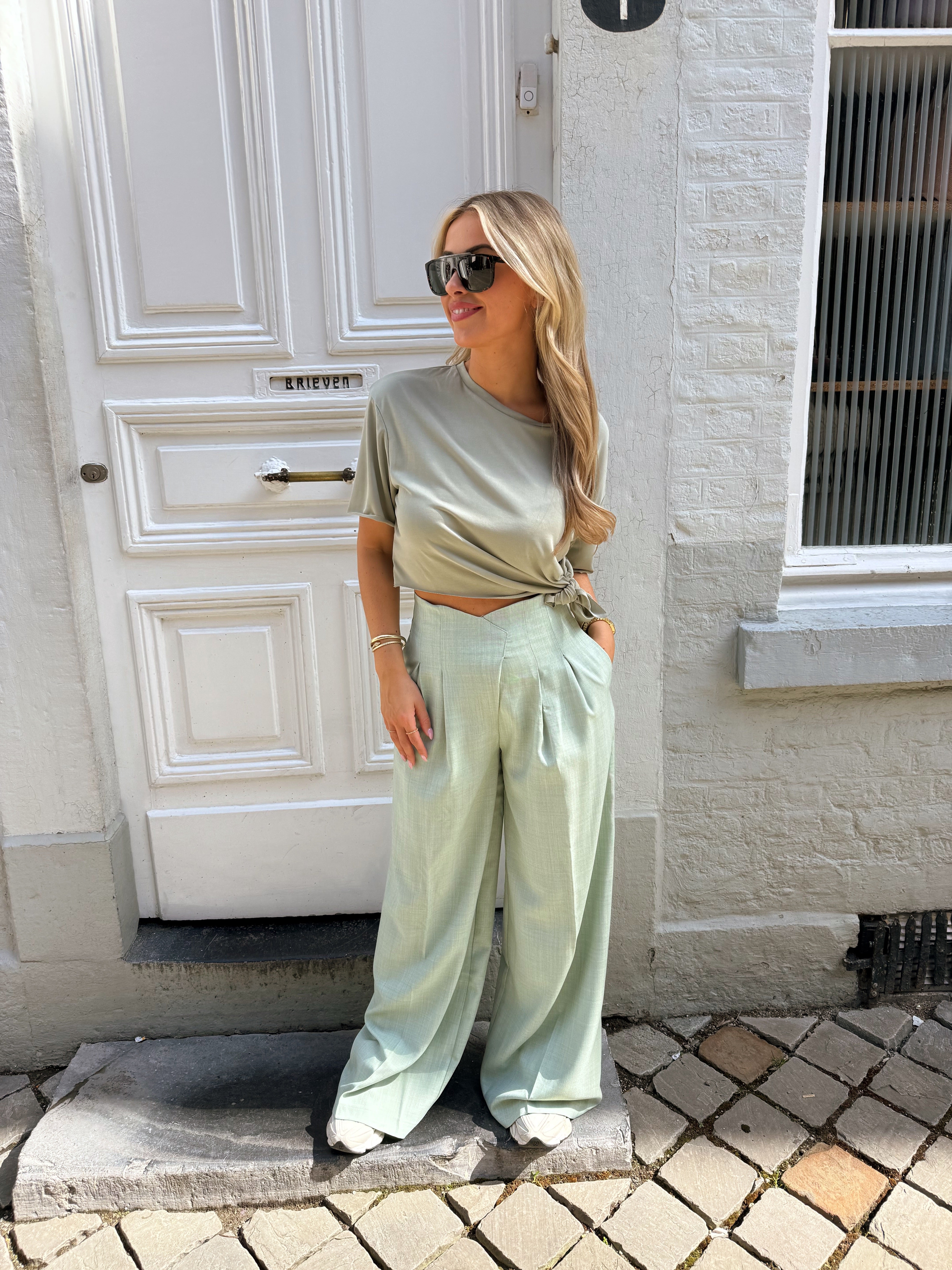 Snit pantalon | high waisted