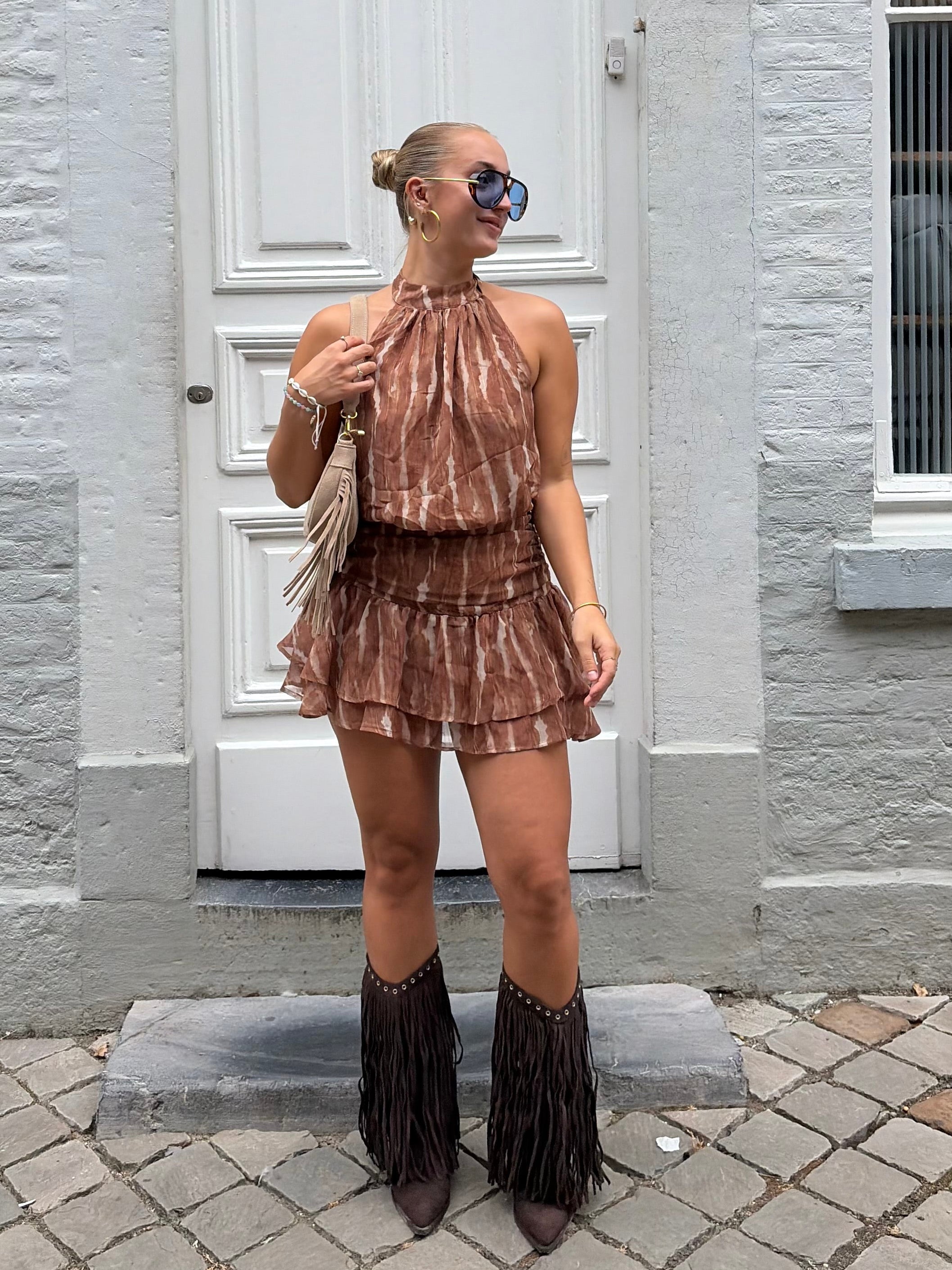 Dress | taupe
