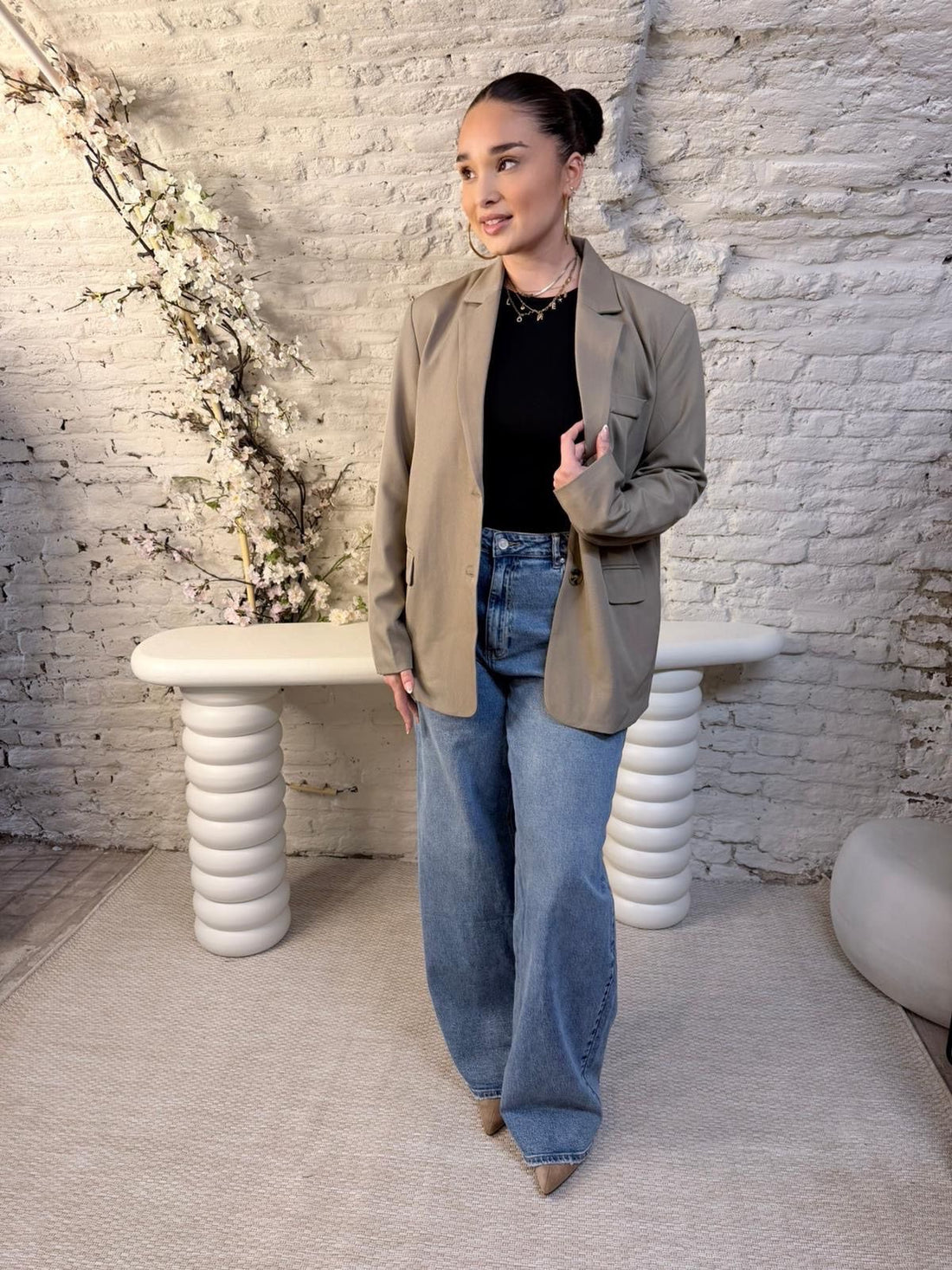 Oversized blazer | Back split