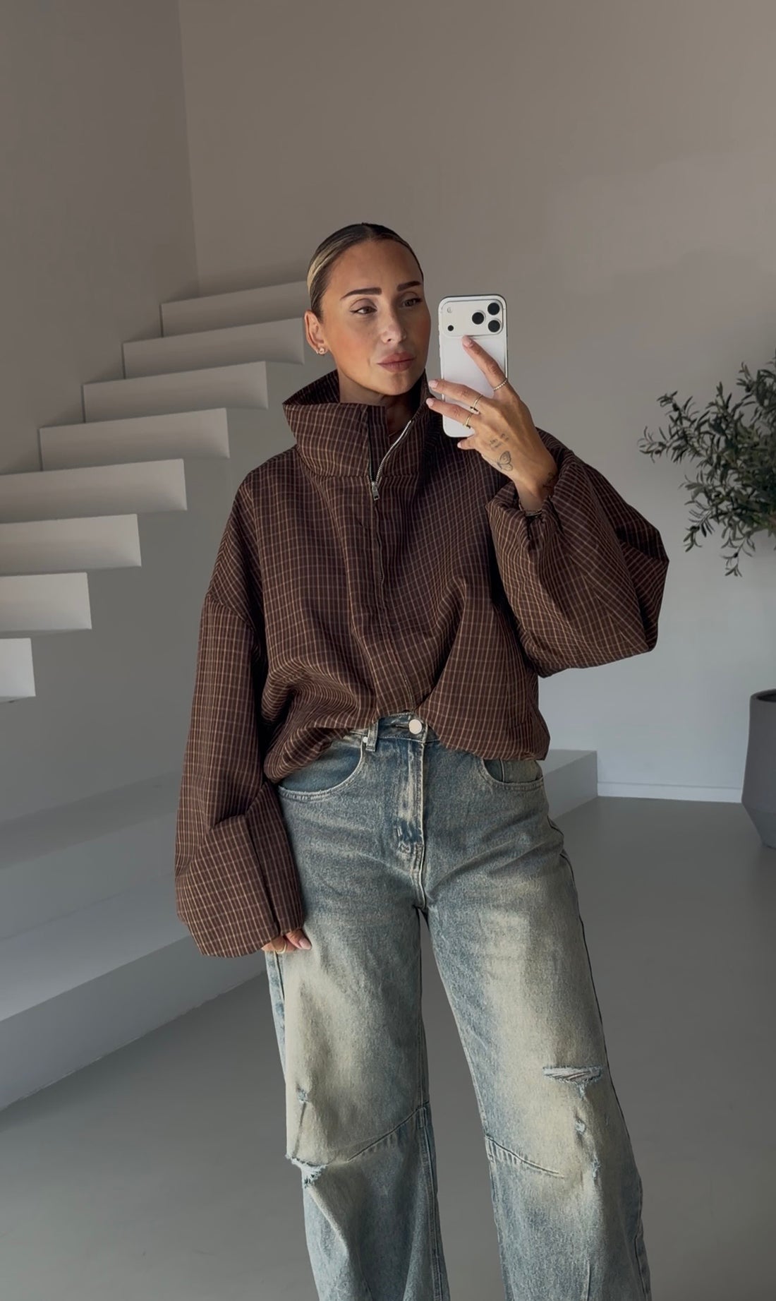 Ruiten jack | Brown