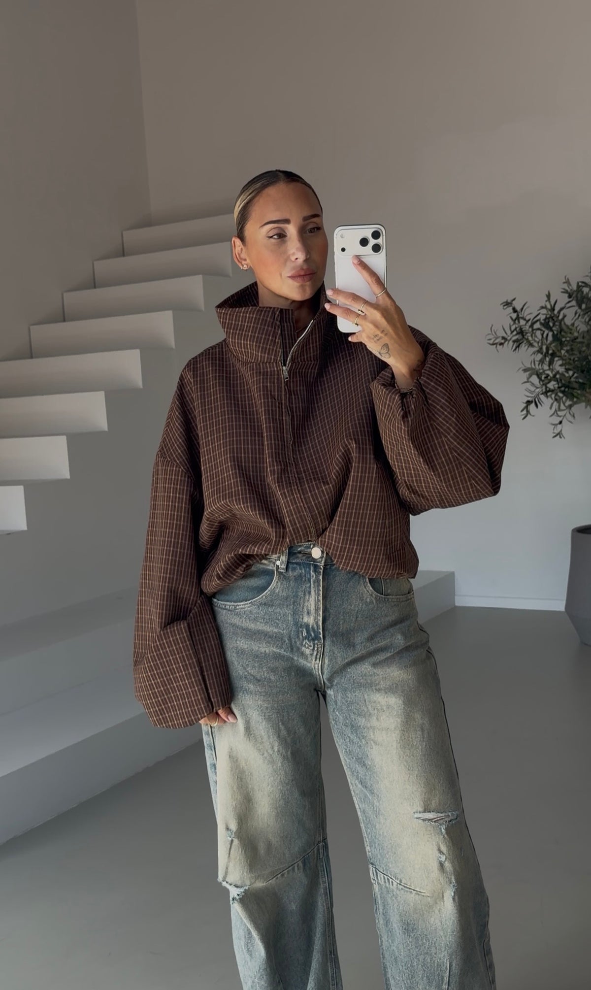 Ruiten jack | Brown