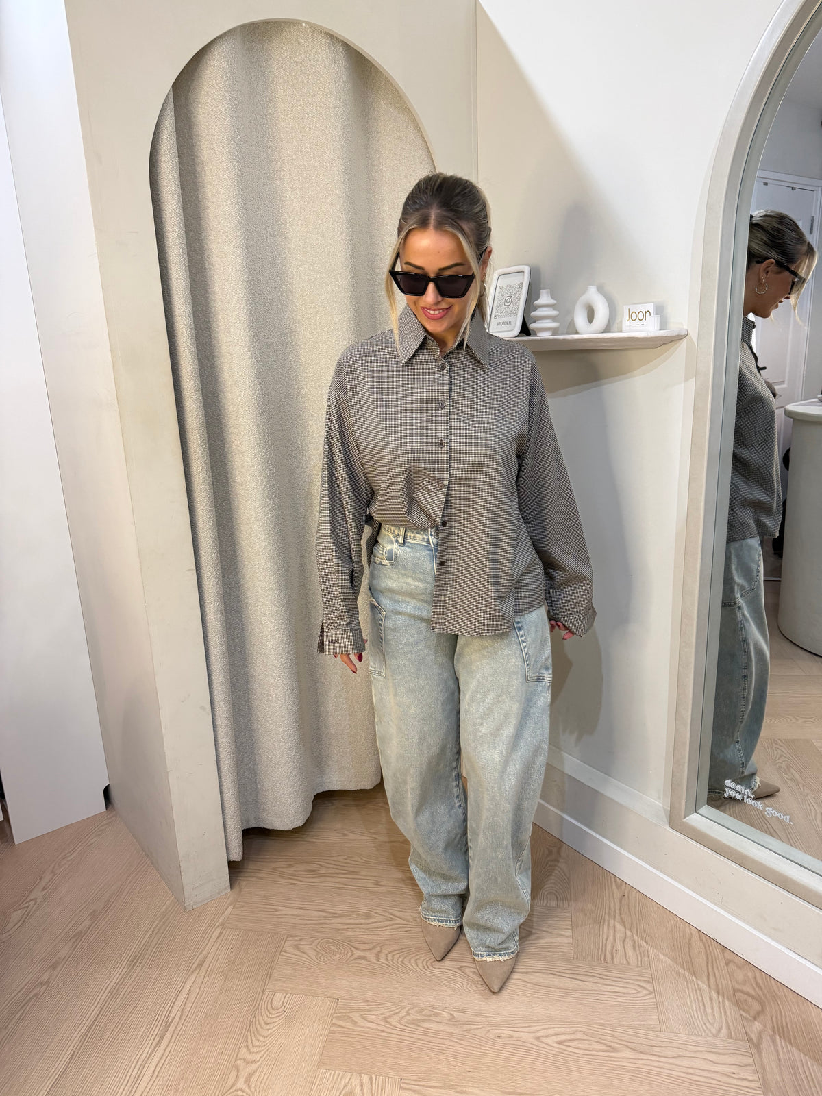 Open back blouse | Ruiten