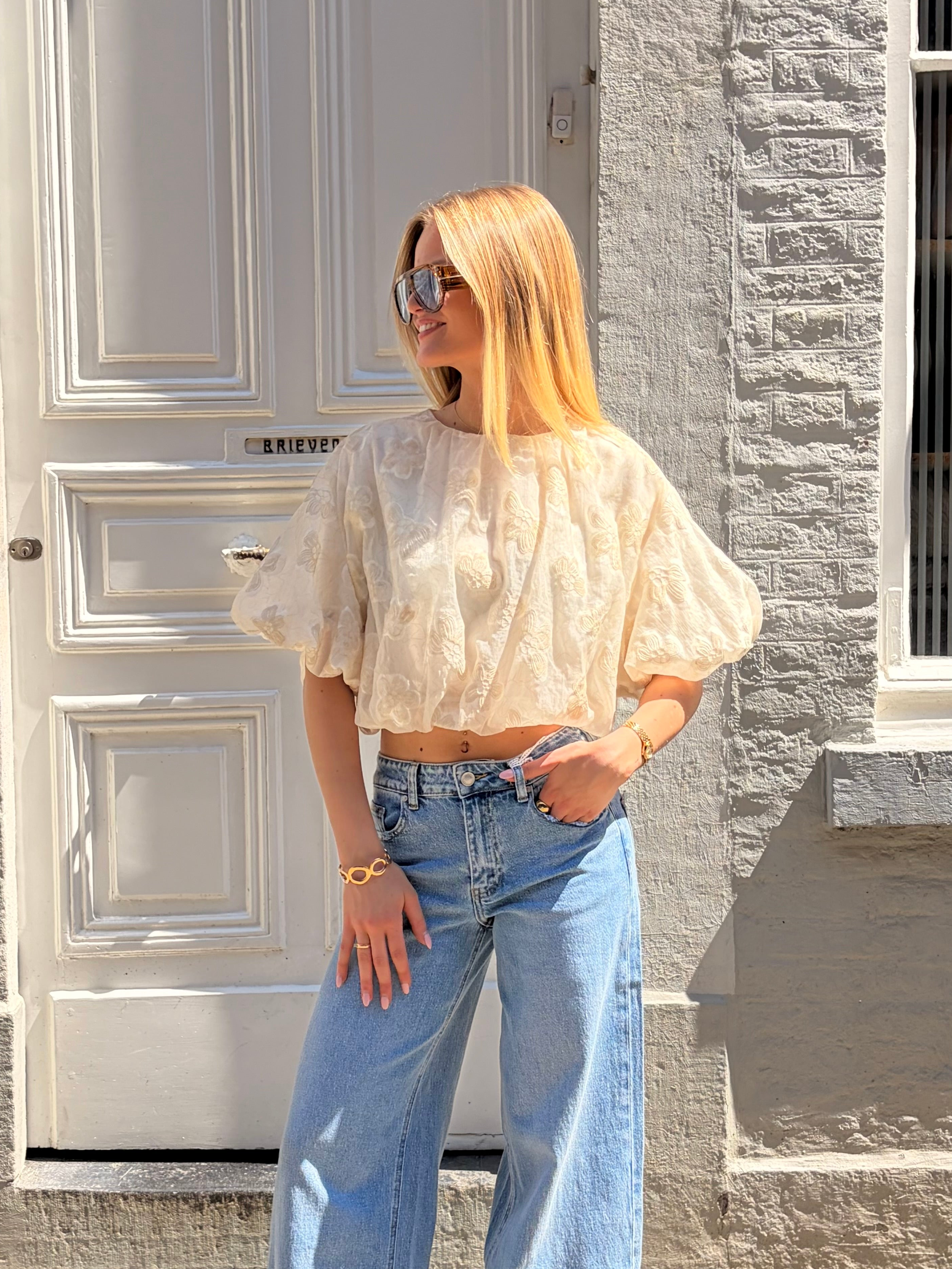 Balloon top | Romantic creme