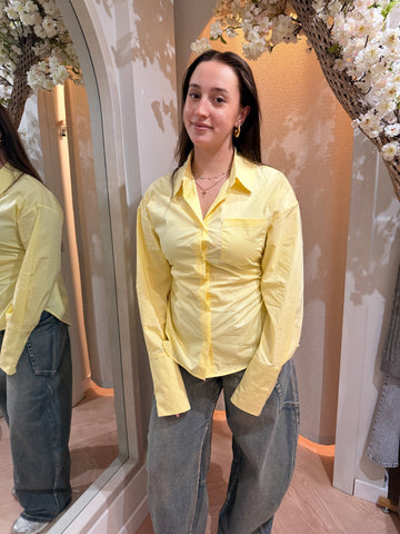 Strapped blouse | Geel