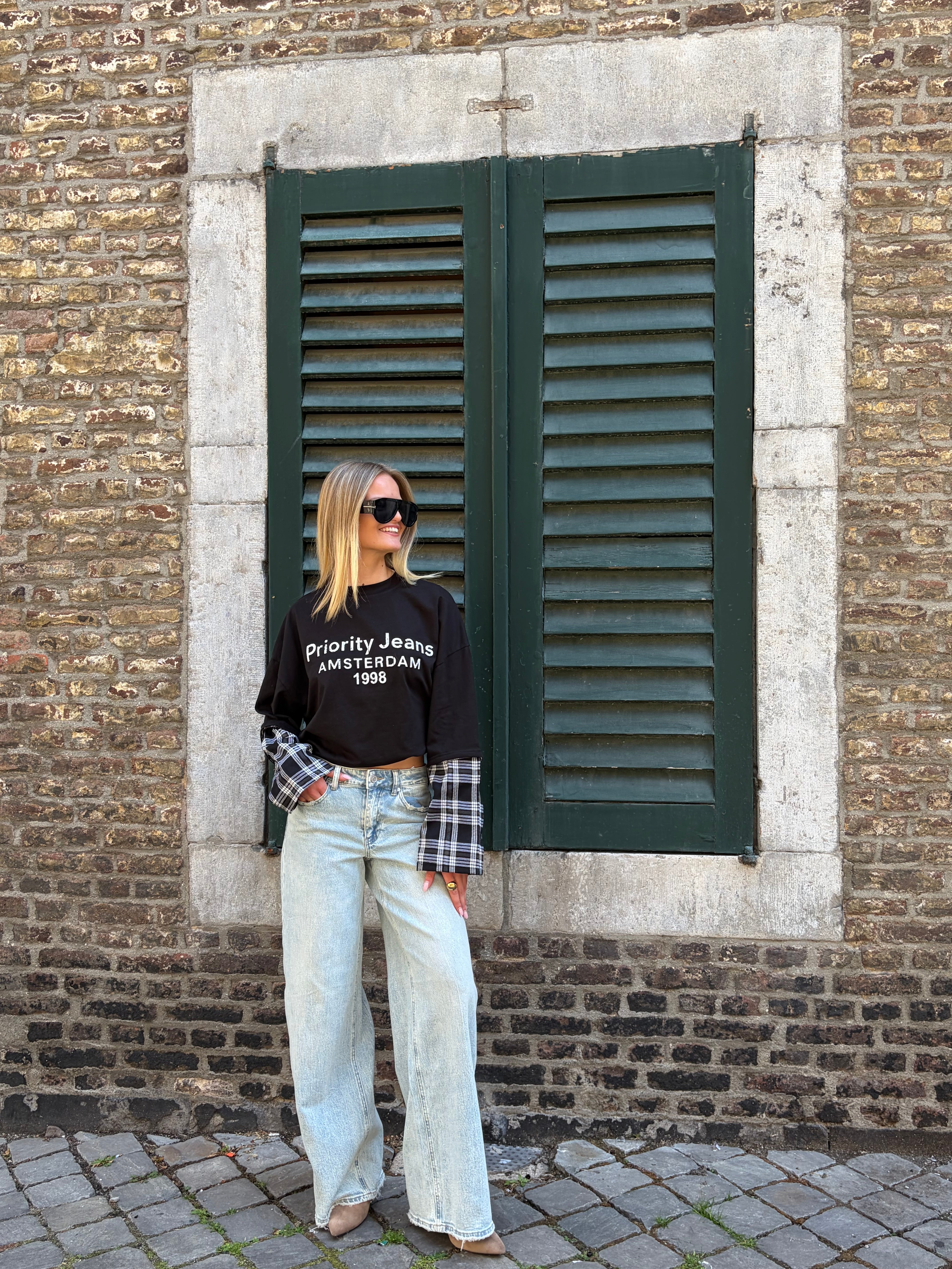 Blouse tee | Black