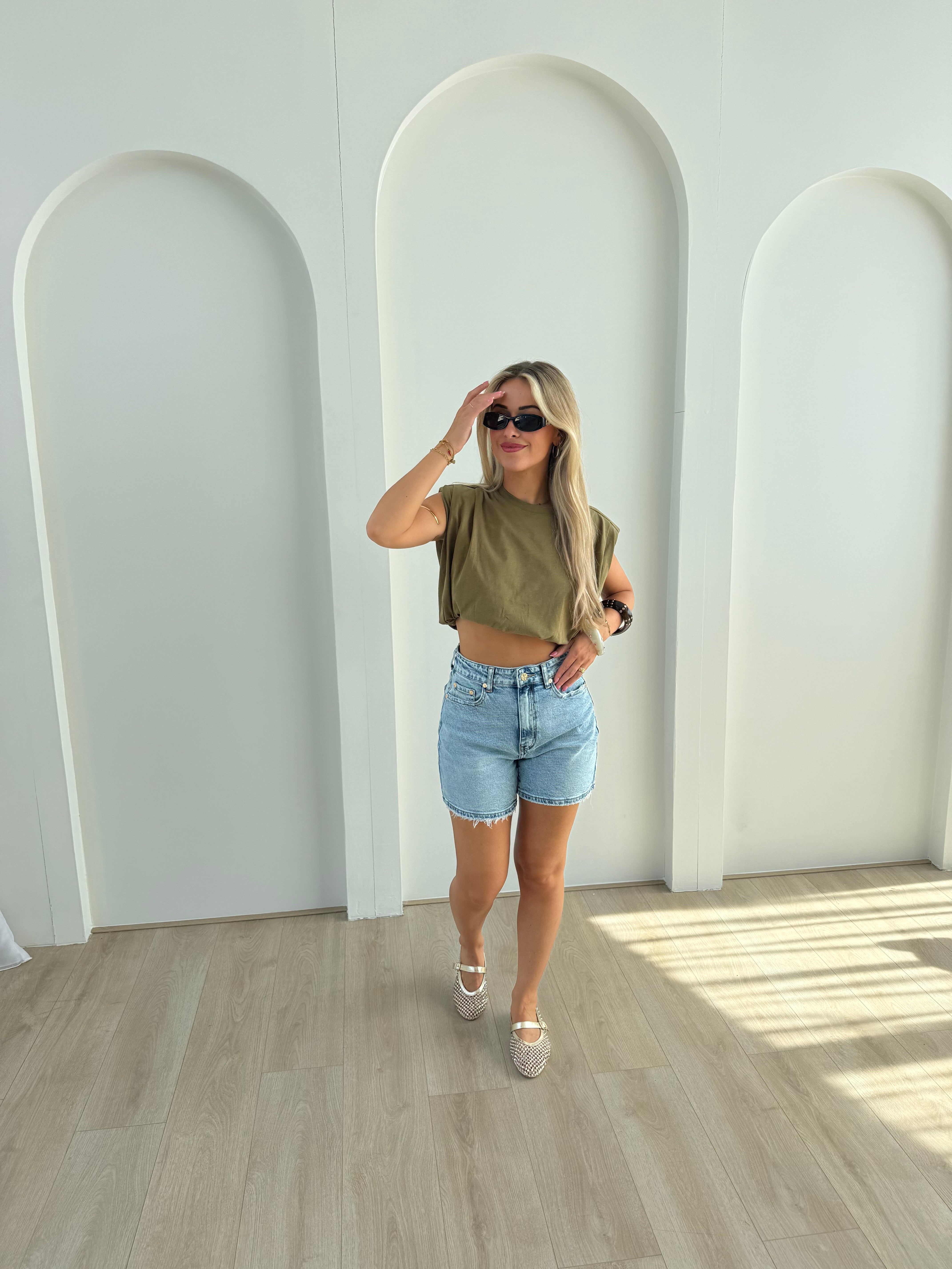 Perfect length short | Blue