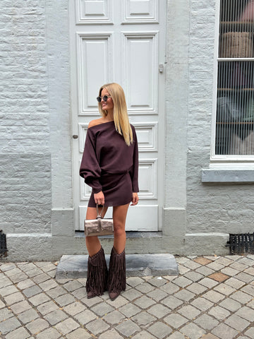 Off shoulder dress | Bruin