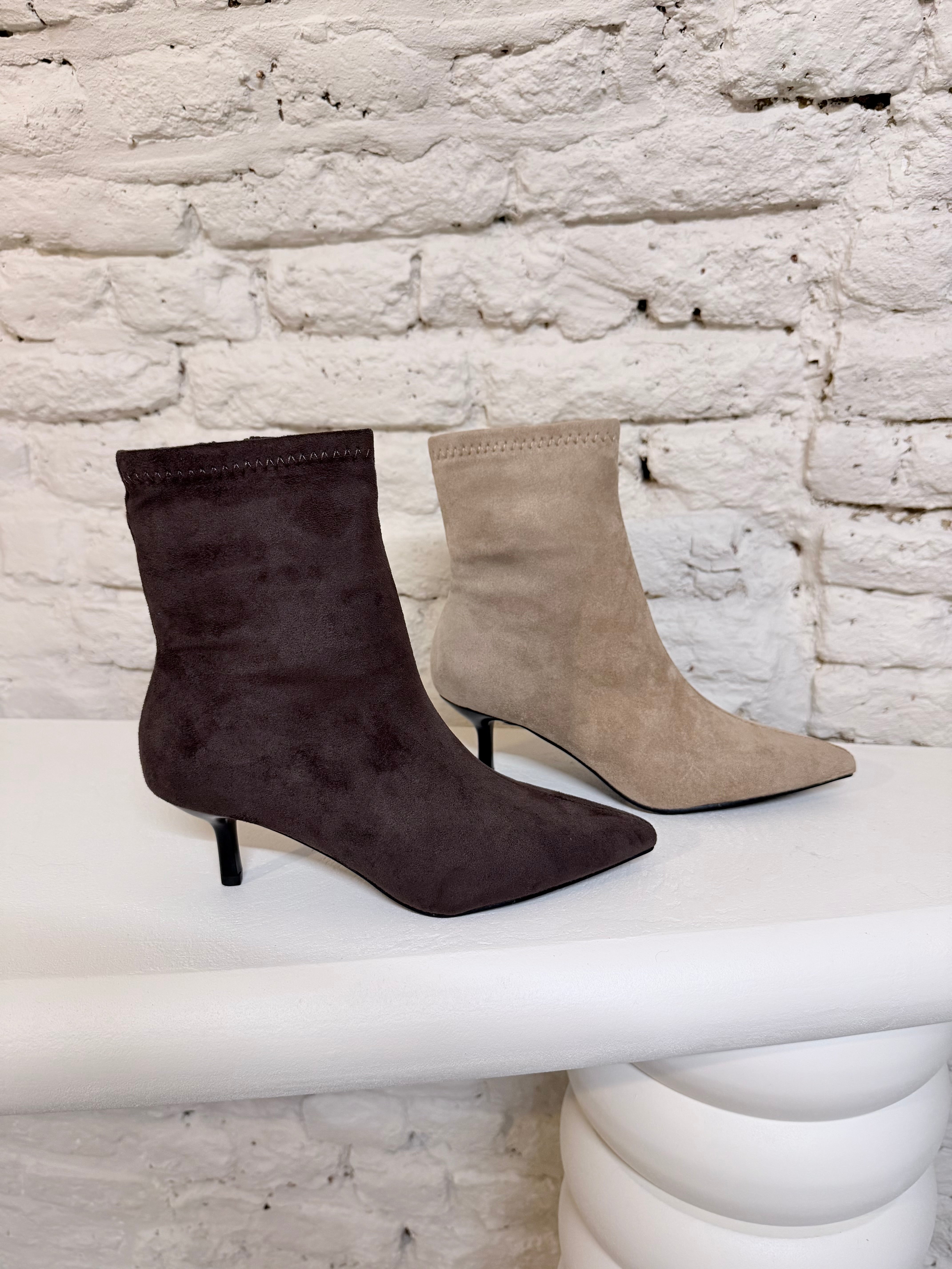 Enkel laarzen | Suède-look