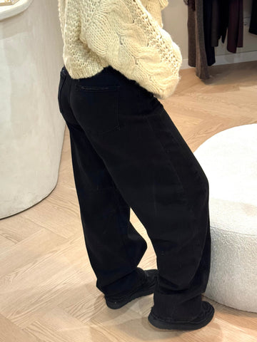 Balloon jeans | Denim black
