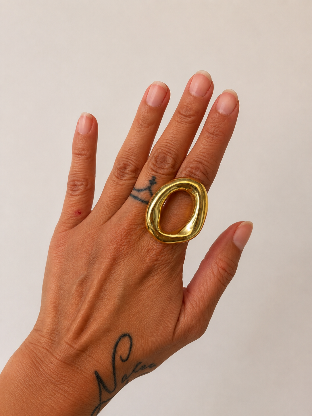 Statement ring | Goud