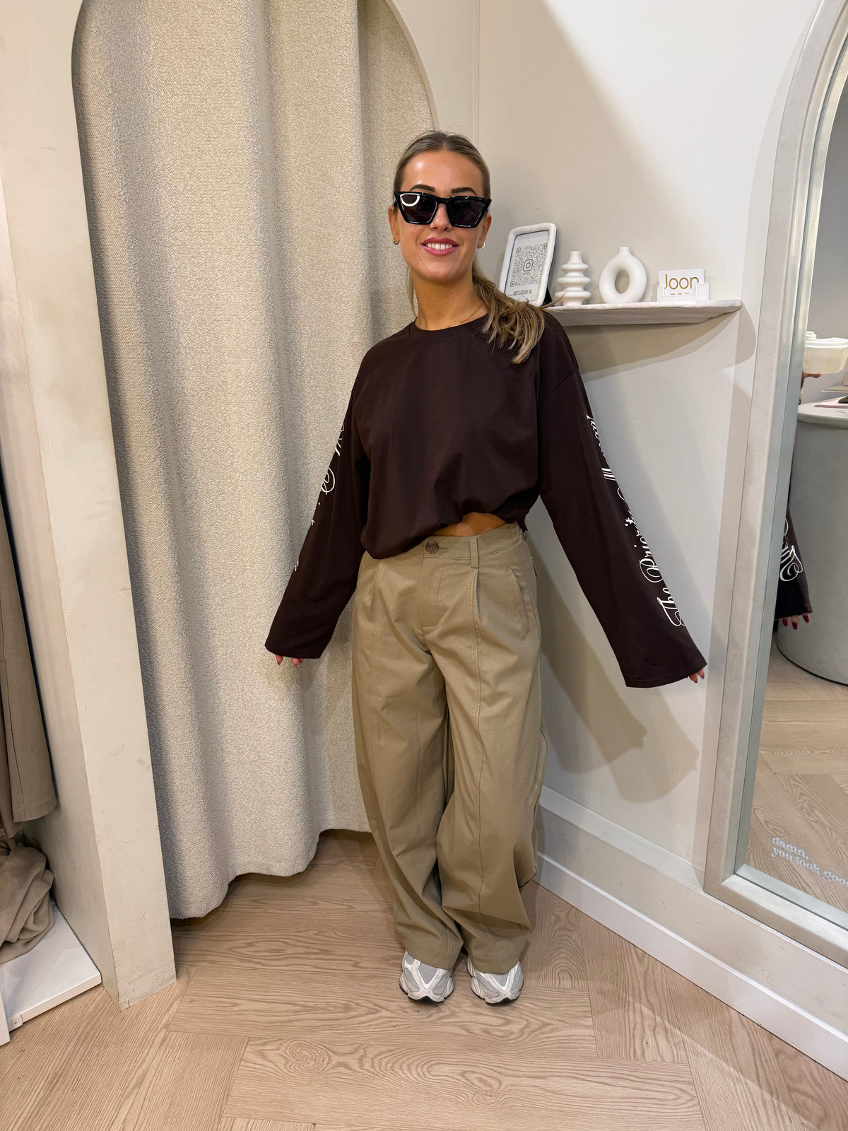 Balloon pants | Camel