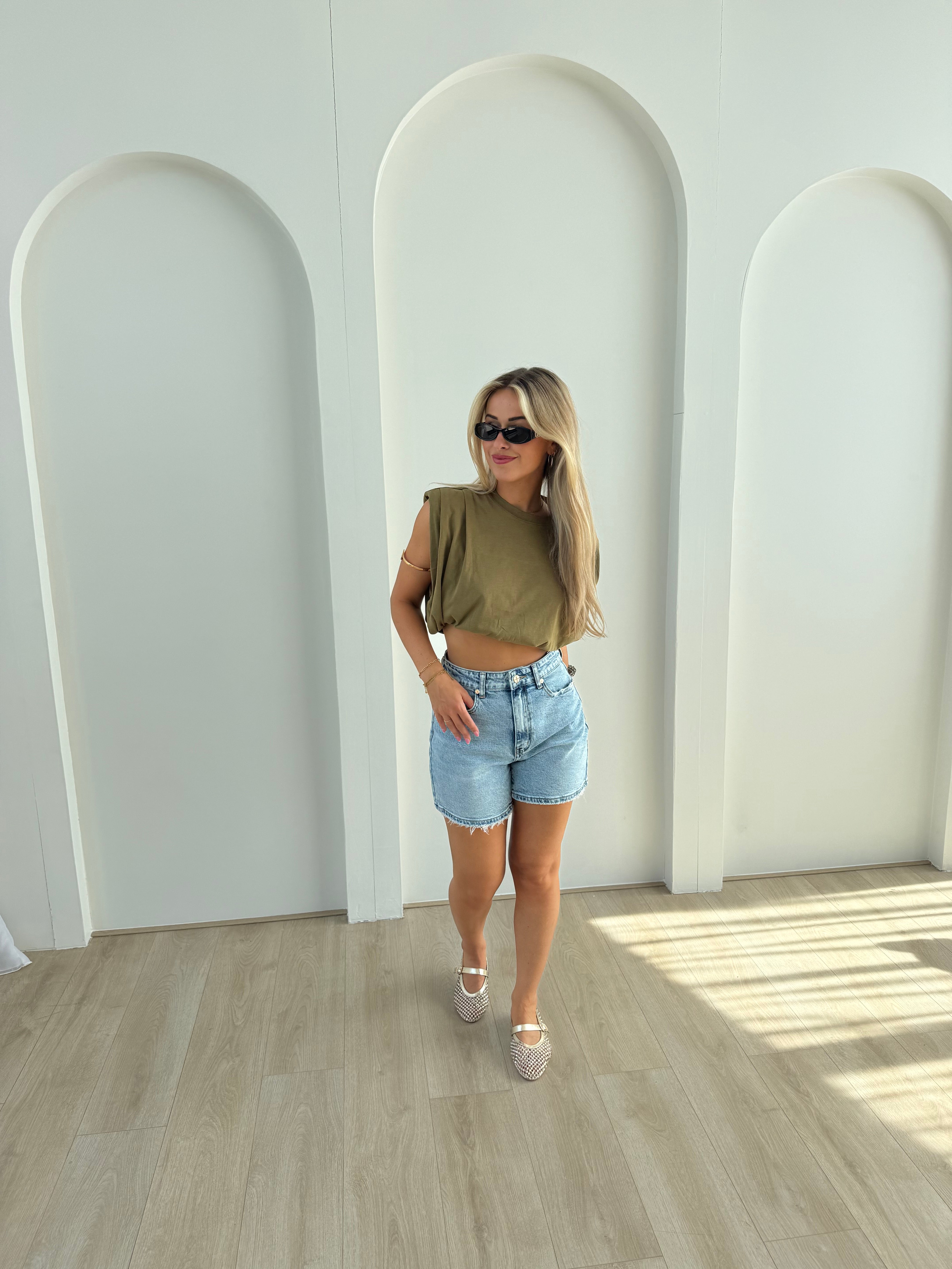 Perfect length short | Blue