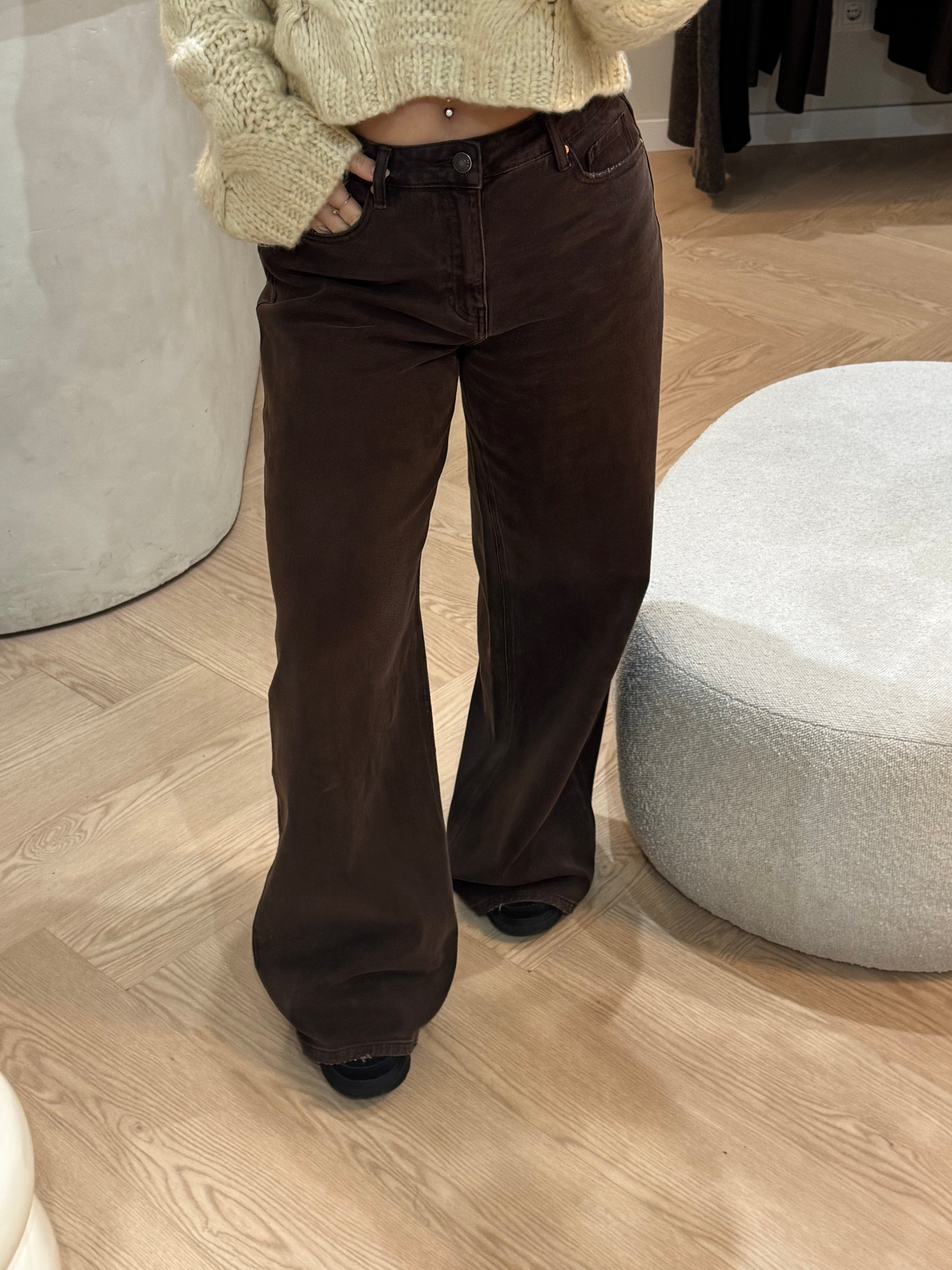 Baggy jeans brown | Wide leg