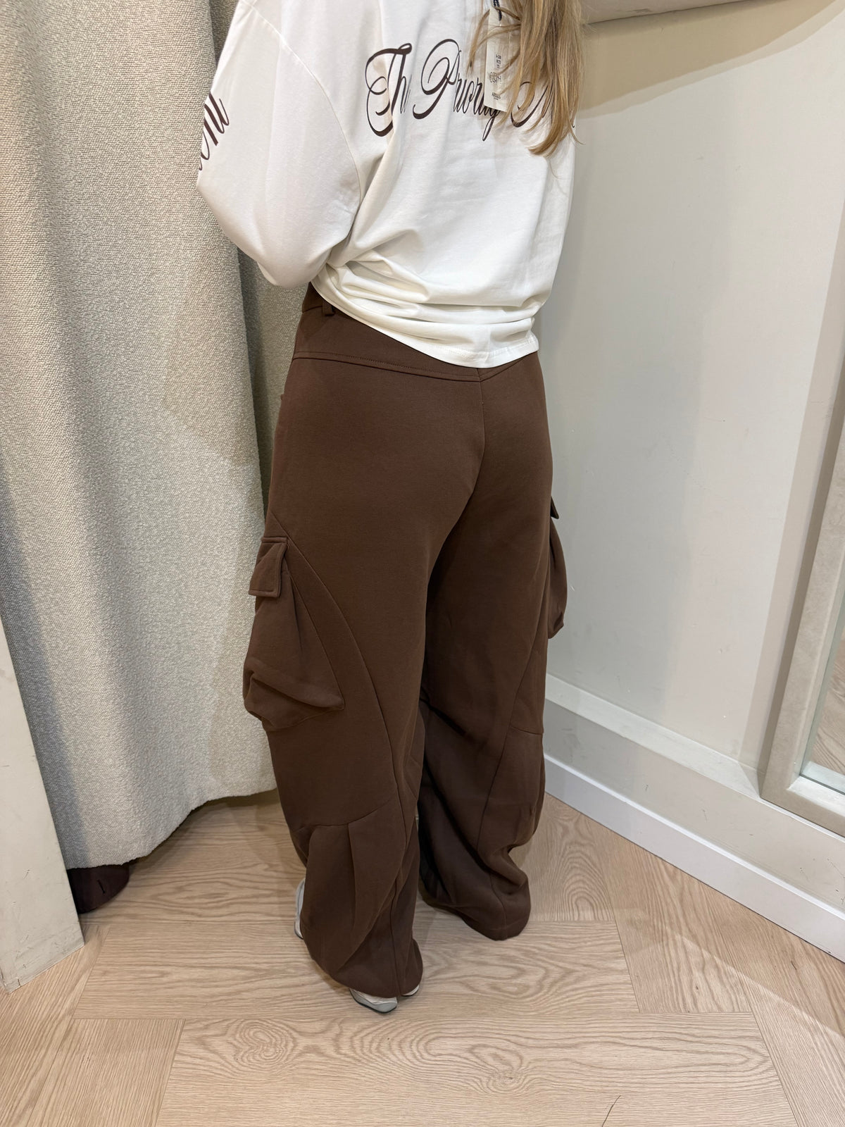 Oversized jogger | Brown