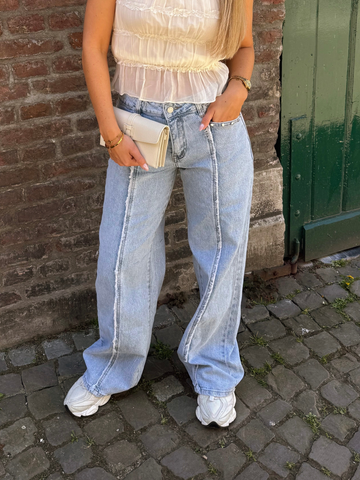 Jeans | ruffle & studded