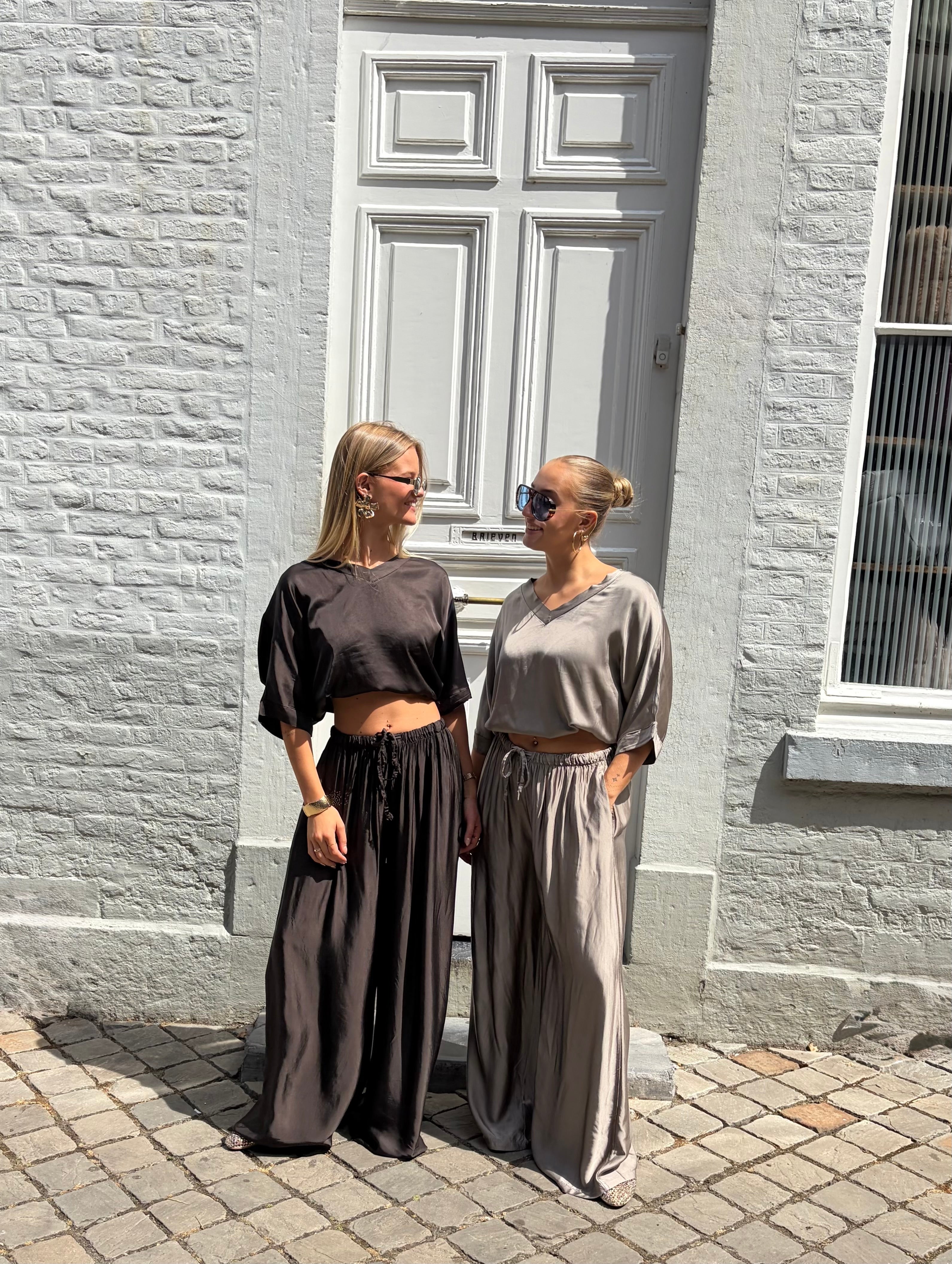 Flowwy pants | Satin