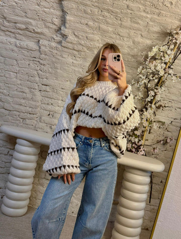 Knitted sweater | Beige