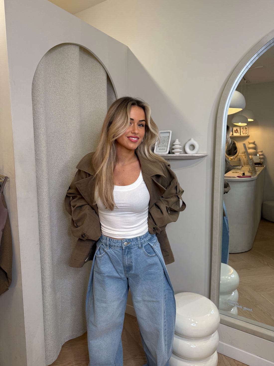 Trench jacket | Camel
