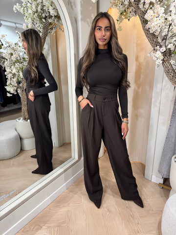 Backless Top | Brown